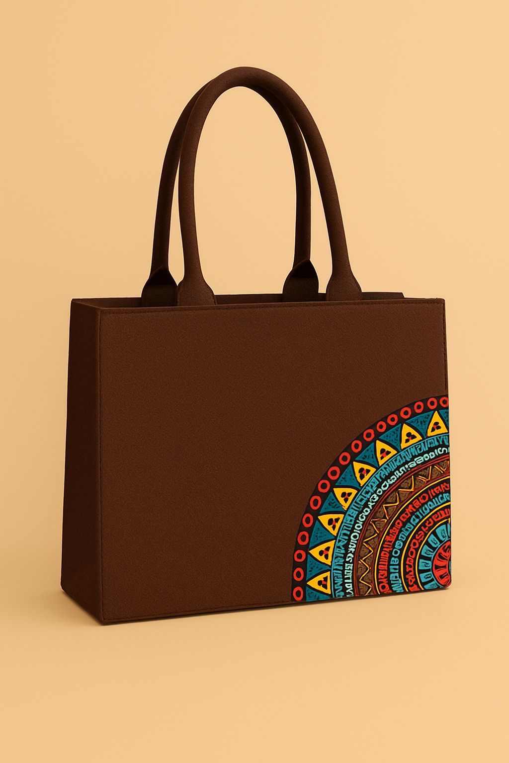 High Quality Mandala Print Handbag