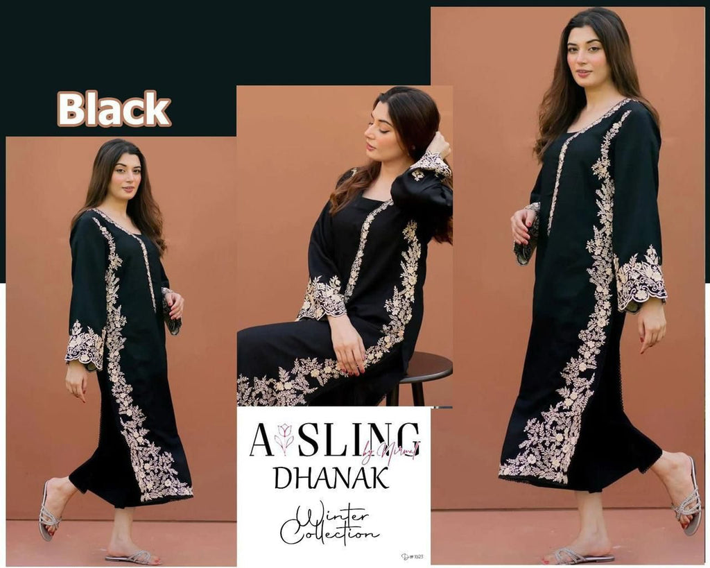 Styleo by Asling 2PC Embroidered Suit