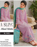 3PC Unstitched Dhanak Suit