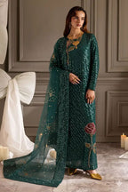 Luxury Embroidered Chiffon Suit
