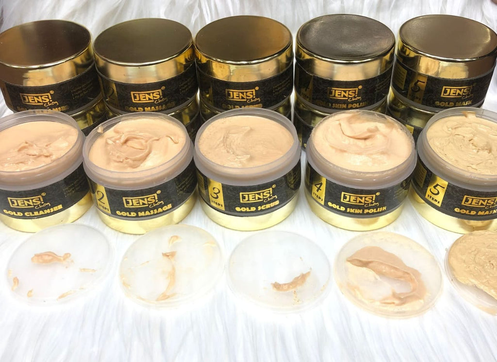 Jens Choy 24K Gold facial 5 Steps Set🎀