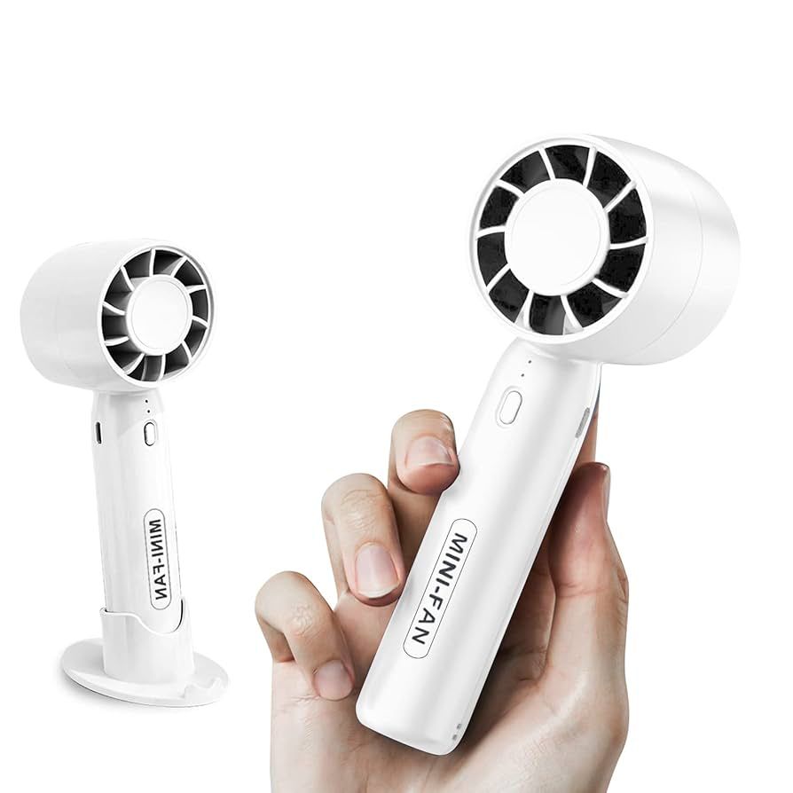 Speeds with 3 Wings Rechargeable Table Handy Fan with Mobile Stand