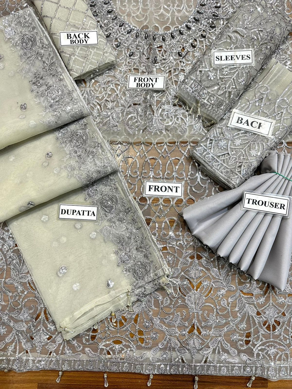 Maria B Chikankari Organza Collection