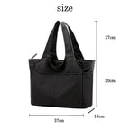 Women’s Nylon Shoulder Bag – Multi-Pocket Oxford Travel Tote, Large Capacity Handbag