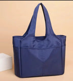 Women’s Nylon Shoulder Bag – Multi-Pocket Oxford Travel Tote, Large Capacity Handbag