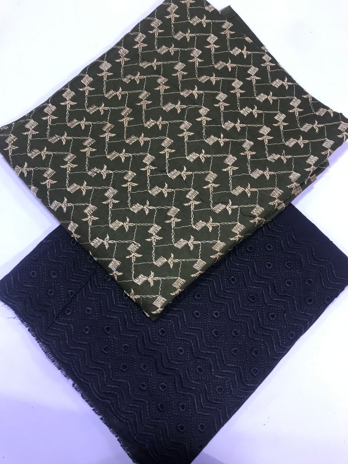 Embroidered Chikan Kari 2 Piece Unstitched Lawn Collection