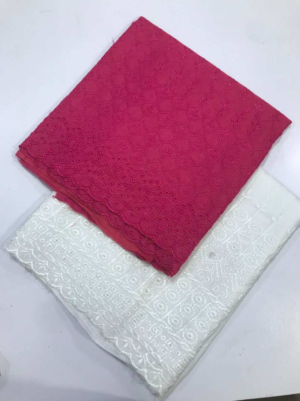 Embroidered Chikan Kari 2 Piece Unstitched Lawn Collection