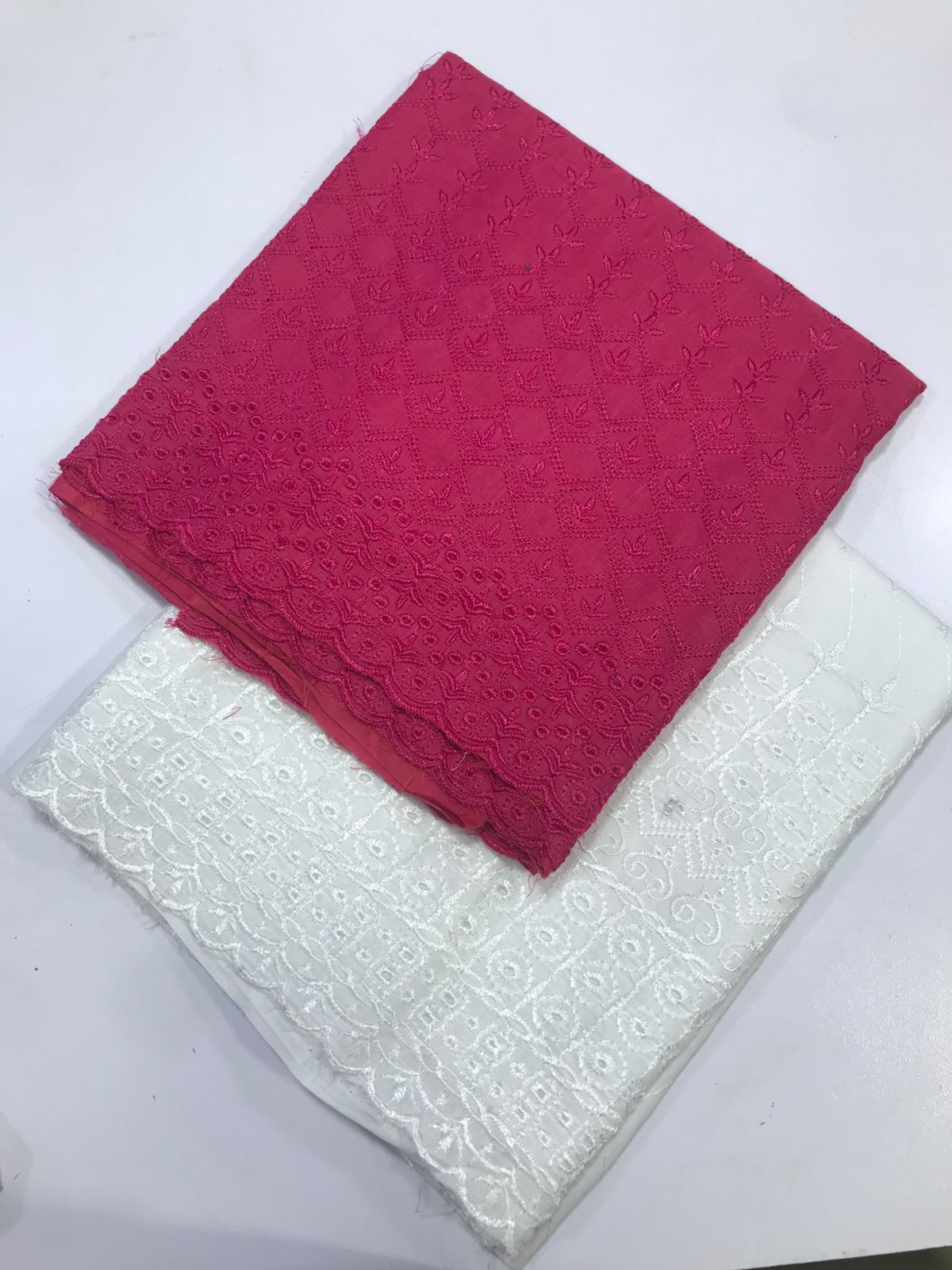 Embroidered Chikan Kari 2 Piece Unstitched Lawn Collection