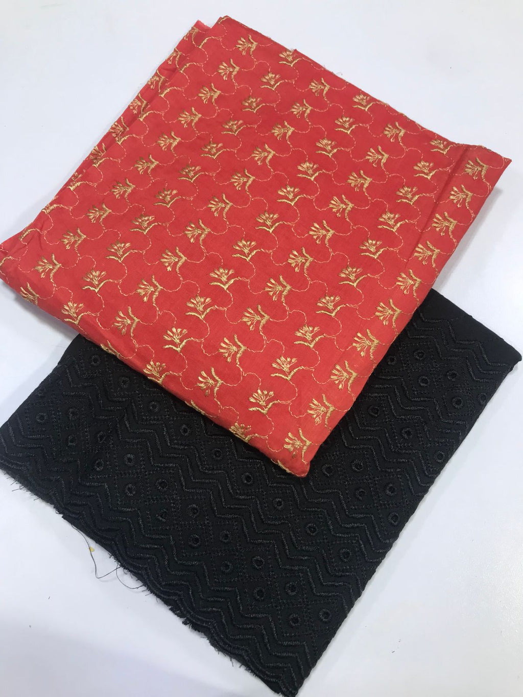 Embroidered Chikan Kari 2 Piece Unstitched Lawn Collection