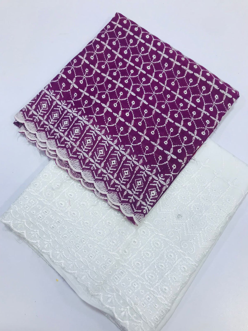 Embroidered Chikan Kari 2 Piece Unstitched Lawn Collection