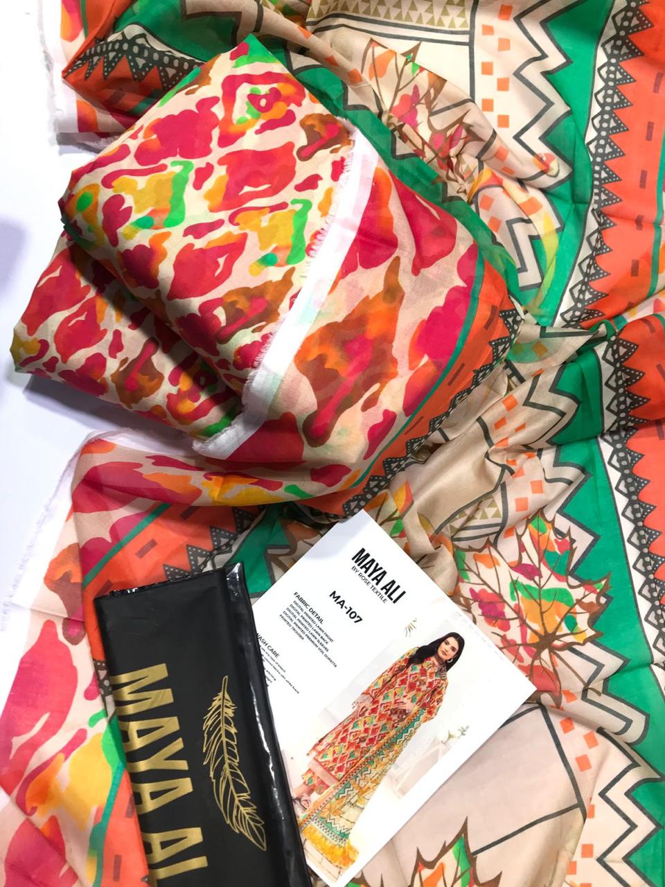 Maya Ali Digital Printed Lawn Collection Vol-1 2025 by Rose Textiles