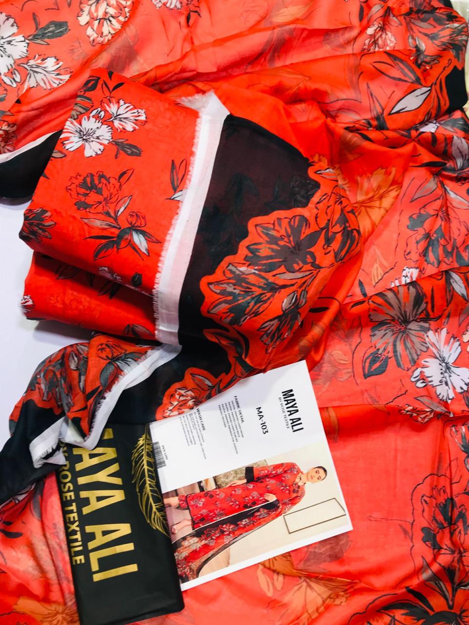 Maya Ali Digital Printed Lawn Collection Vol-1 2025 by Rose Textiles