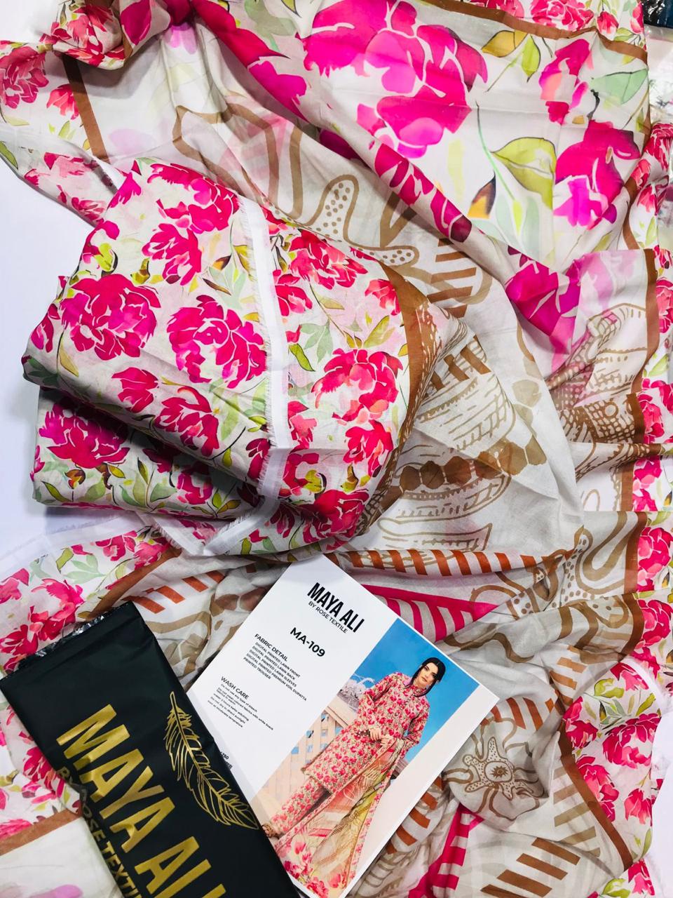 Maya Ali Digital Printed Lawn Collection Vol-1 2025 by Rose Textiles