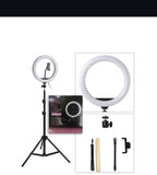 HX-260 Ring Light with 3 Modes & 7Ft Adjustable Stand