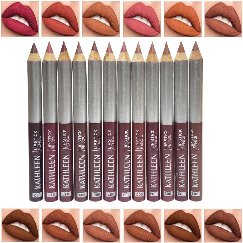 Khatleen 12 Pcs Lip Pencil Set