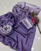 Floral Silk Digital Printed 3 Piece Dress with Dupatta, Shirt & Trouser