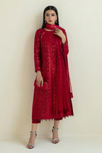 3-Piece Unstitched Embroidered Suit