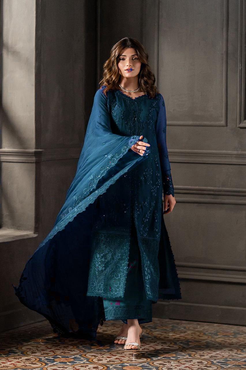 AZURE CHIFFON Suit