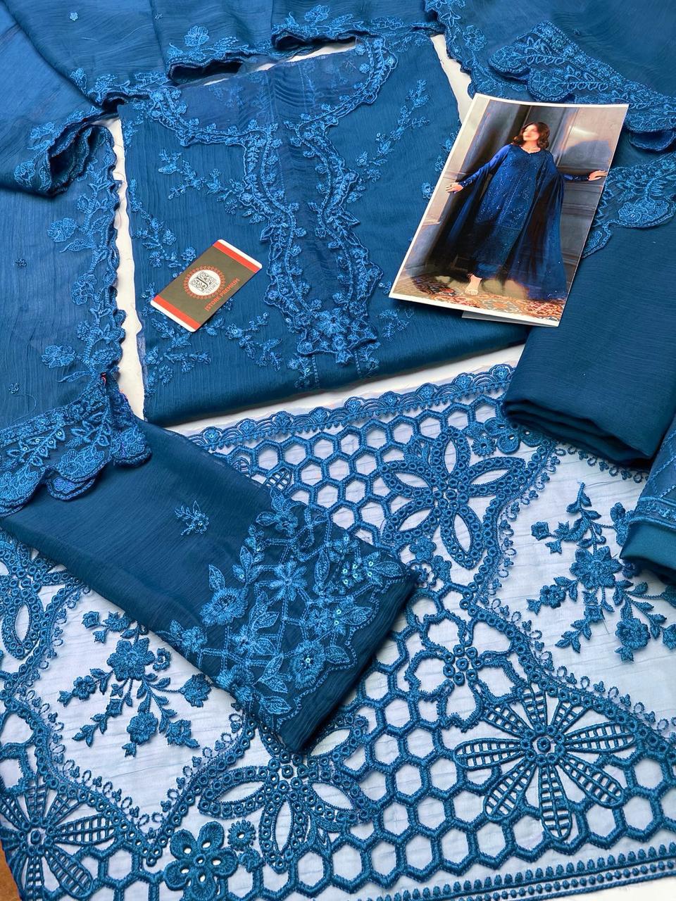 AZURE CHIFFON Suit