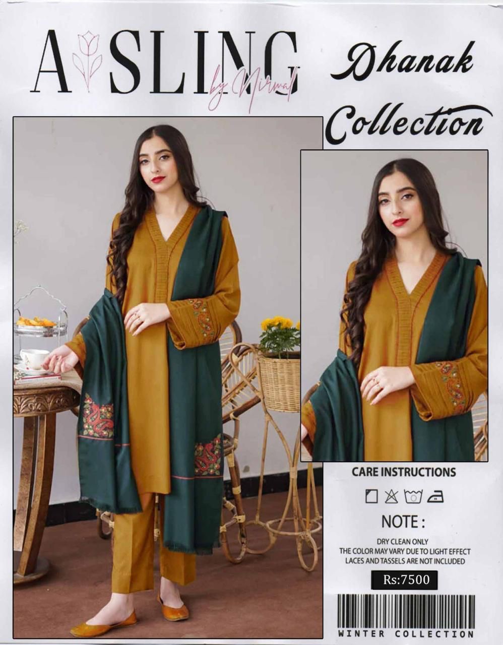 Luxury 3 Piece Dhank Unstitched Suit