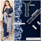 Luxury 3 Piece Dhank Unstitched Suit