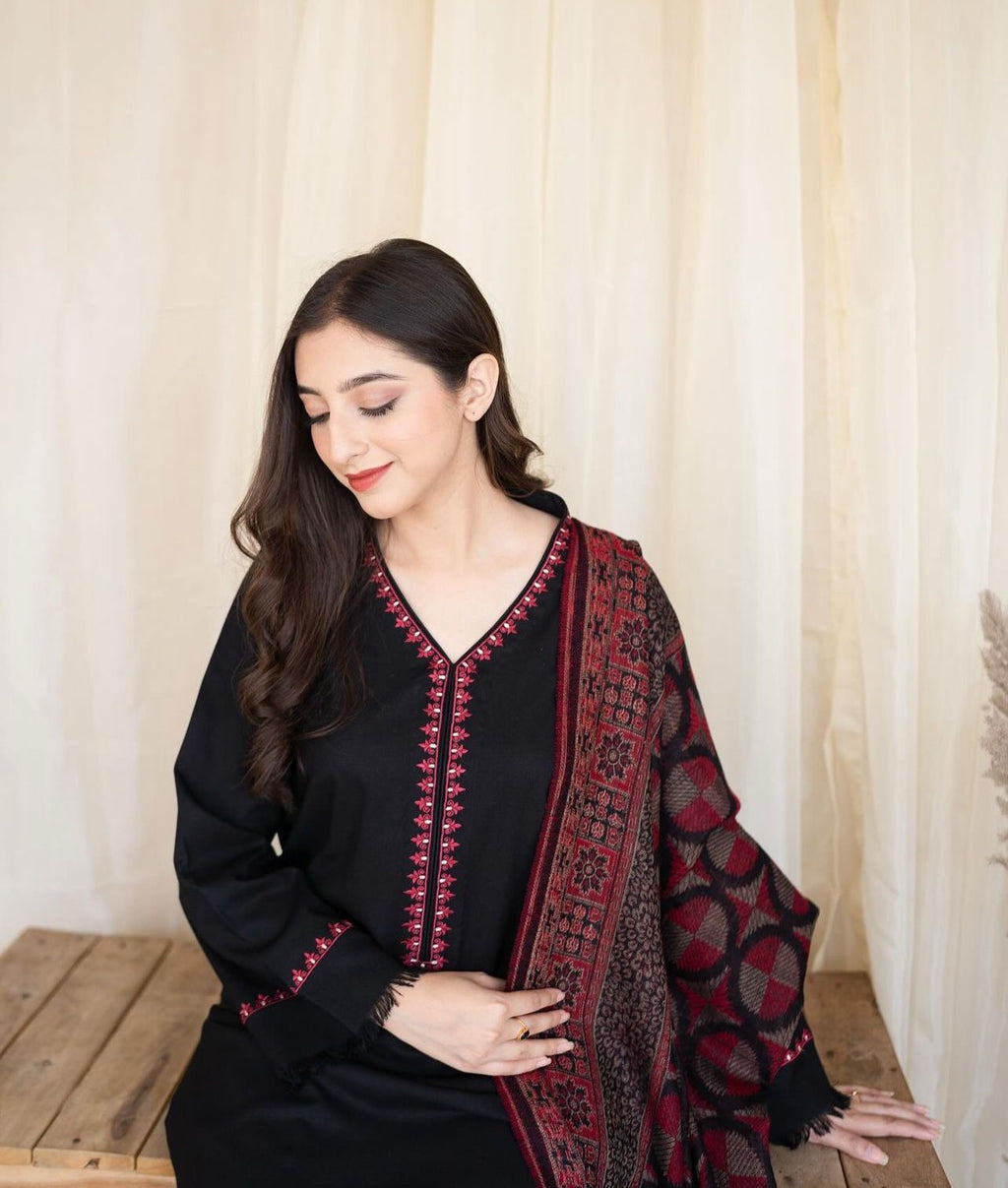 Luxury 3 Piece Dhank Unstitched Suit
