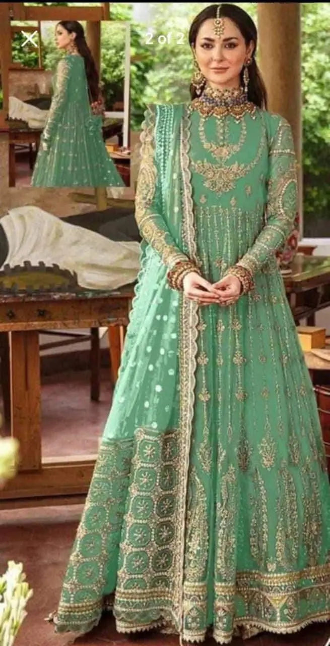 Afrozeh Unstitched Replica