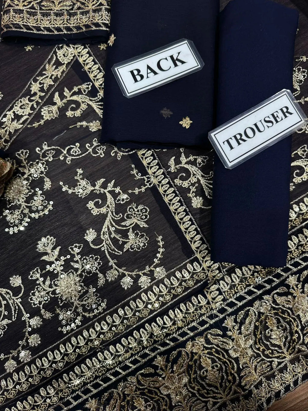 Luxury Chiffon 3 Piece Dress