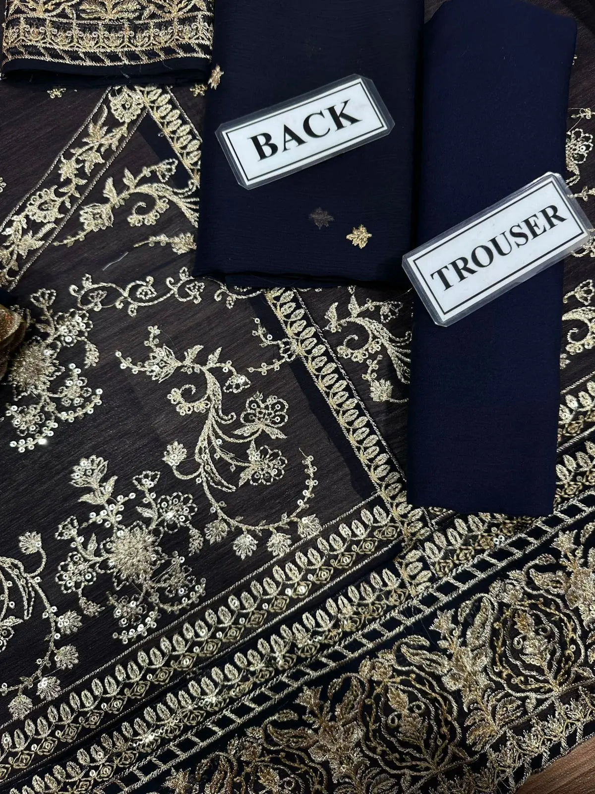 Luxury Chiffon 3 Piece Dress