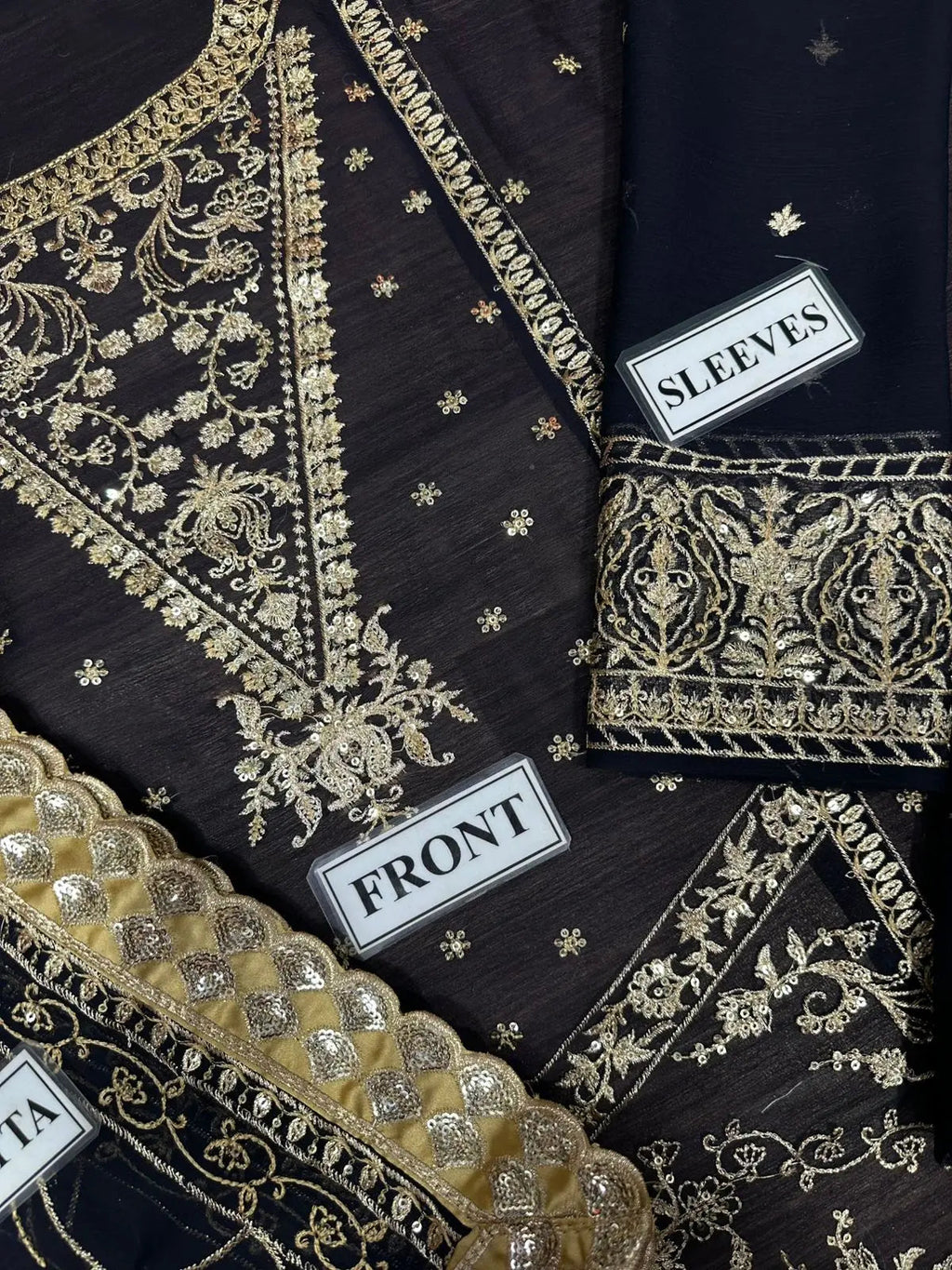 Luxury Chiffon 3 Piece Dress