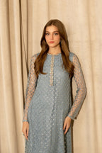 LULUSAR Luxury Adda Work Net Embroidered 3-Piece Suit
