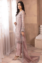 JAZMIN Luxury Organza Embroidered 3-Piece Unstitched Suit