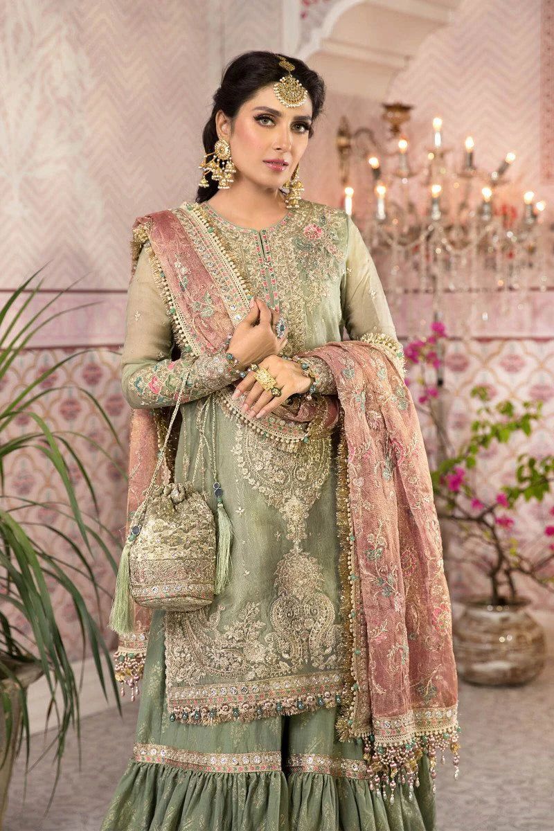 Maria B Net Embroidered Unstitched Suit