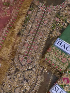 Maria B Net Embroidered Unstitched Suit