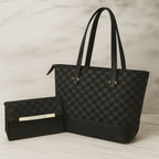 LV High Quality Tote Bag with Matching Clutch Wallet