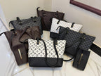 LV High Quality Tote Bag with Matching Clutch Wallet
