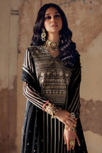 Ahmozi Charizma Printed Chiffon Embroidered Suit