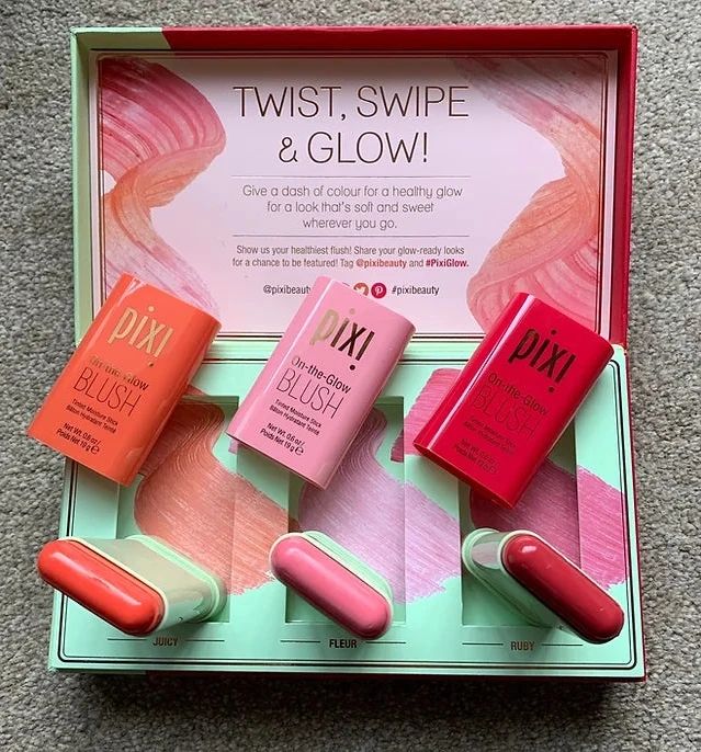 Pixi On The Glow Blush Stick in 3 Shades