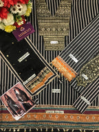 Ahmozi Charizma Printed Chiffon Embroidered Suit