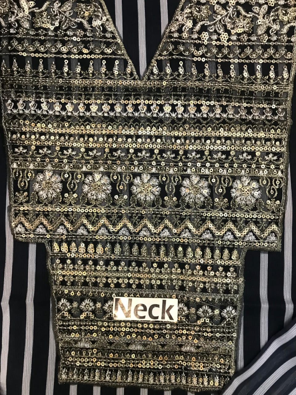 Ahmozi Charizma Printed Chiffon Embroidered Suit