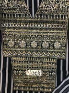 Ahmozi Charizma Printed Chiffon Embroidered Suit