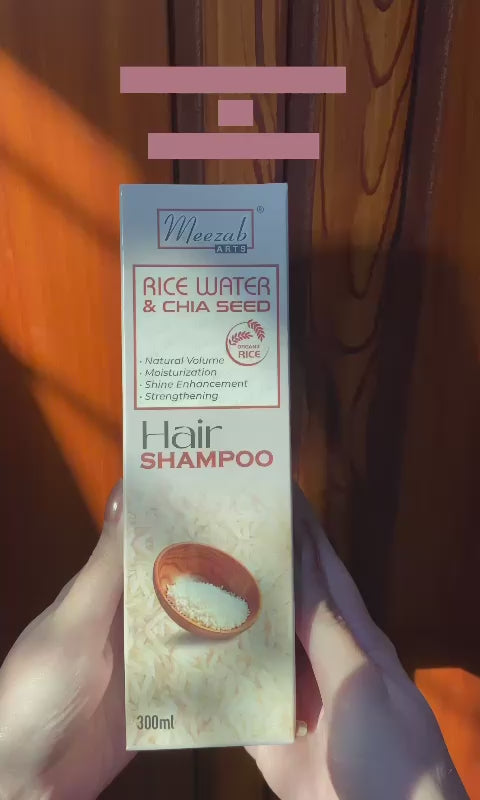 Meezab Arts Rice Water & Chia Seed Organic Hair Shampoo 300ml