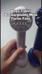 Speeds with 3 Wings Rechargeable Table Handy Fan with Mobile Stand